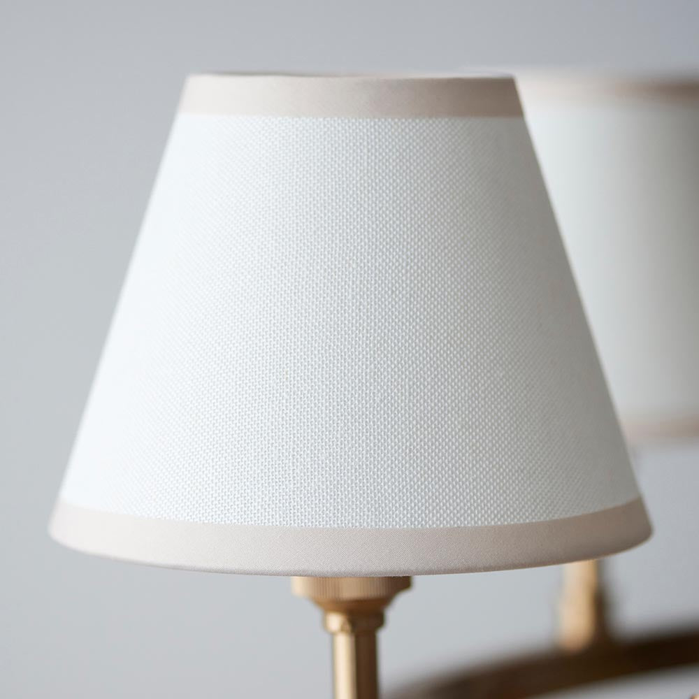 Chester & Ivy 16cm Vintage white shade - Comet Lighting