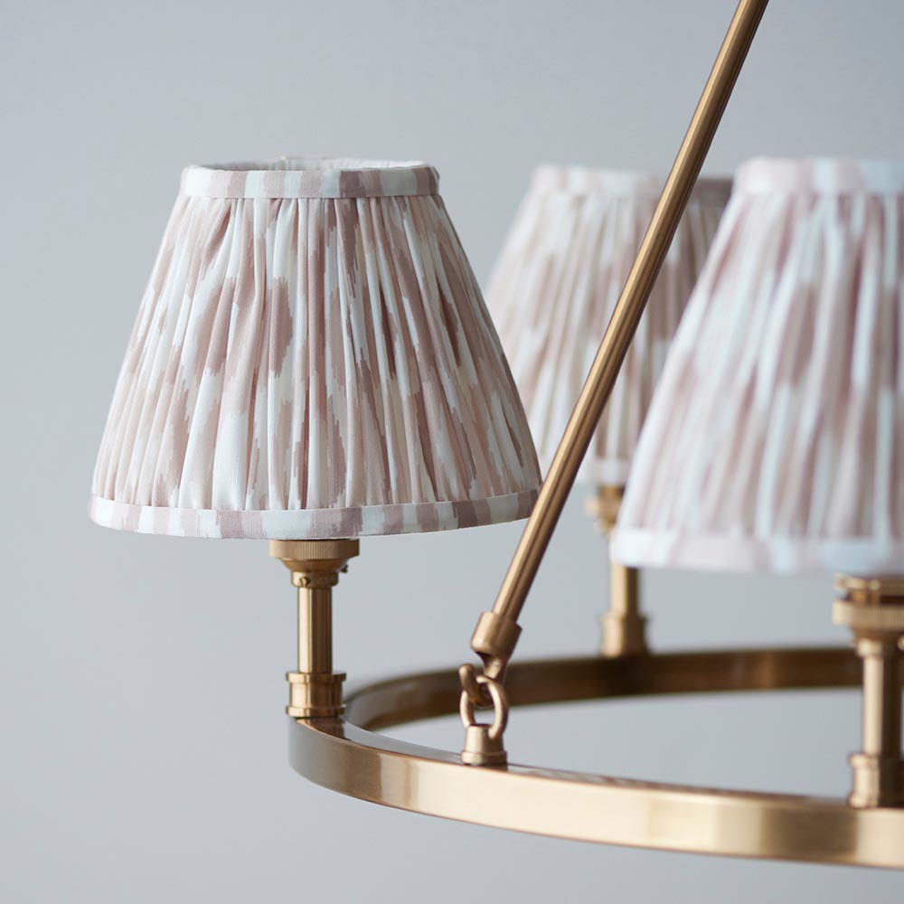 Chester & Ikat 16cm Neutral shade - Comet Lighting