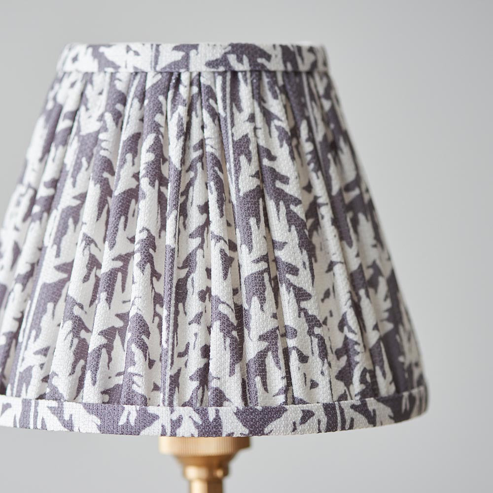 Chester & Leaf 16cm Pearl grey shade Chandelier - Comet Lighting