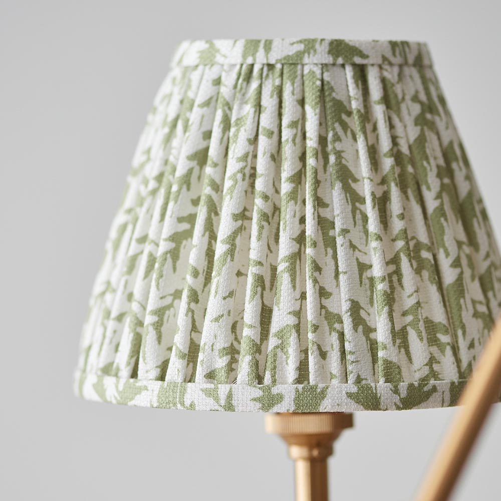 Chester & Leaf 16cm Herb garden green shade Chandelier - Comet Lighting