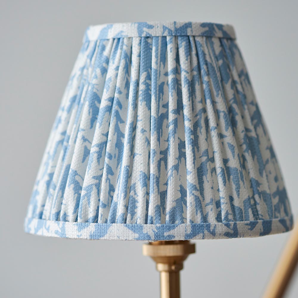 Chester & Leaf 16cm Shell bay blue shade Chandelier - Comet Lighting