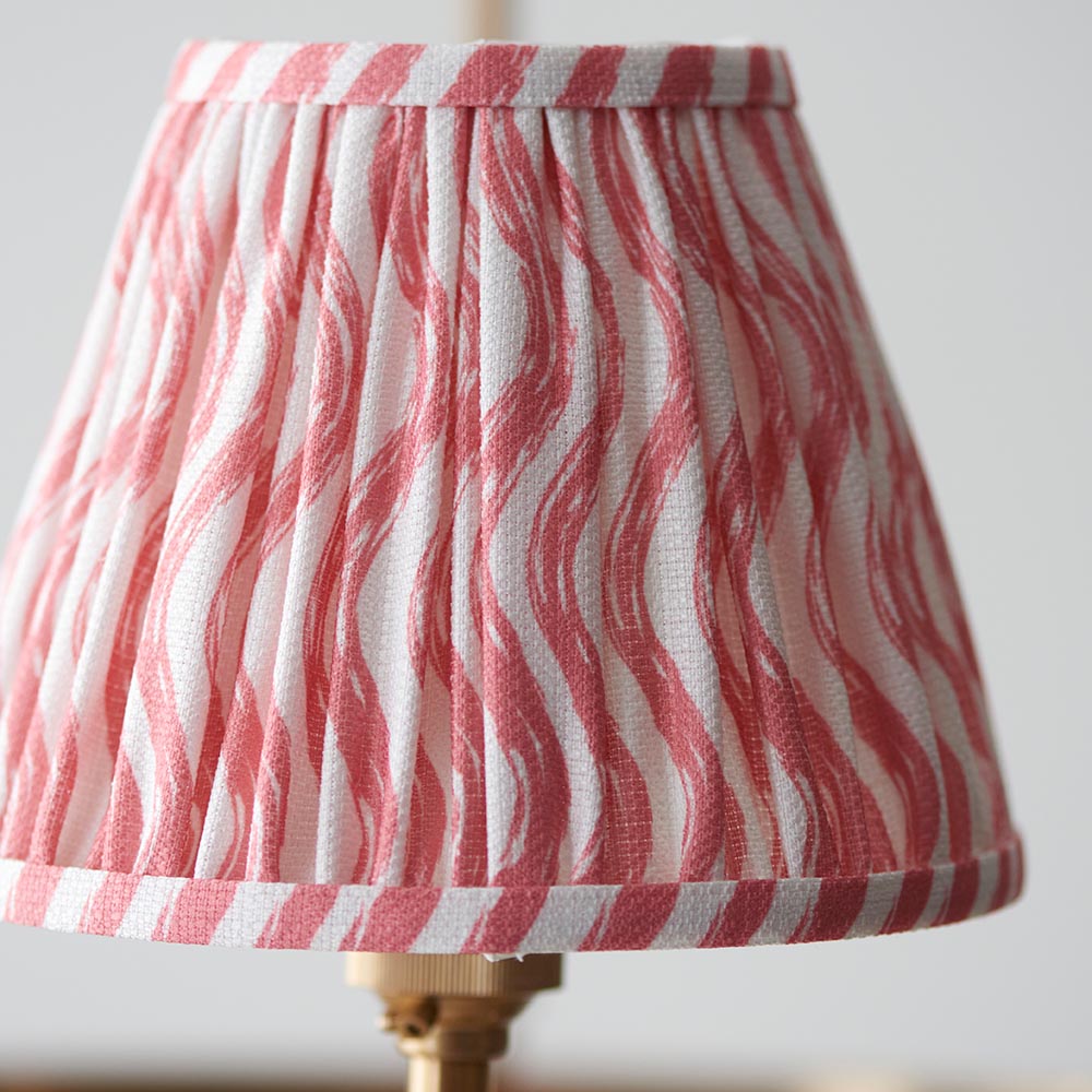 Chester & Ripple 16cm Coral pink shade Chandelier - Comet Lighting