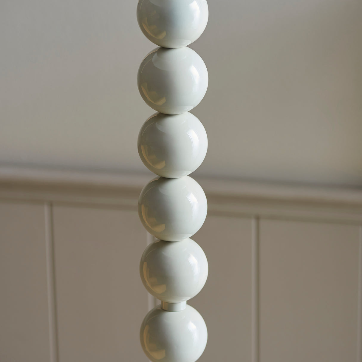 Higgledy & Leaf 40cm Pearl grey shade - Comet Lighting