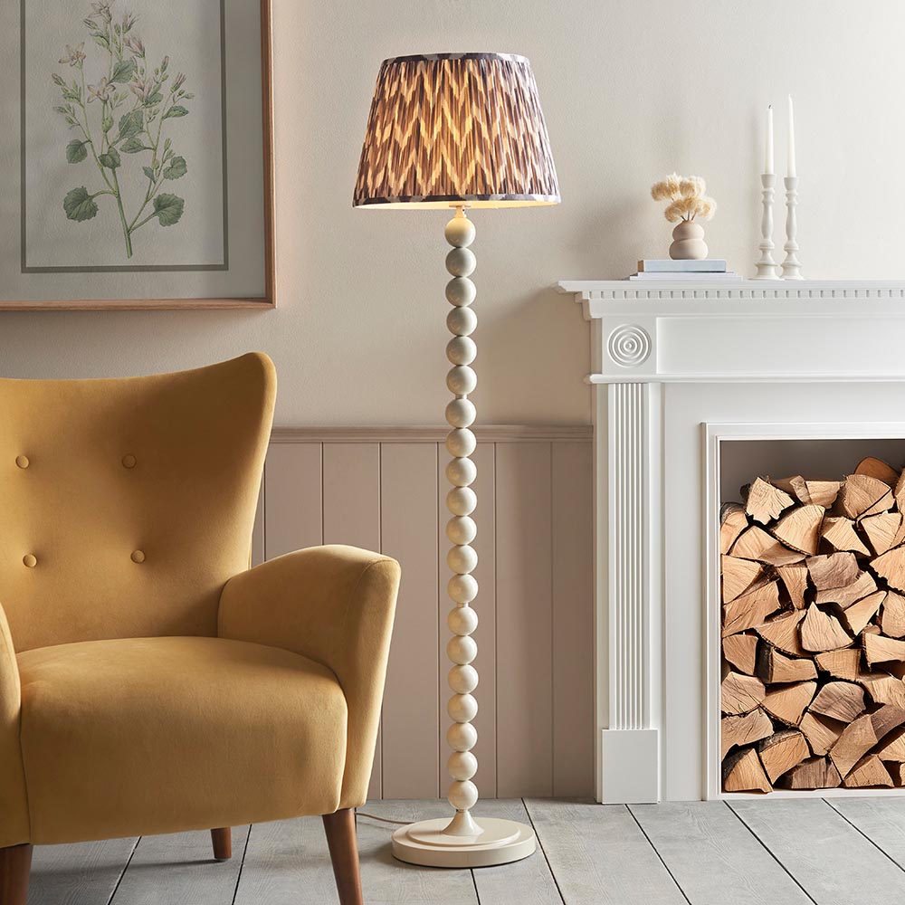 Higgledy & Zigzag 40cm Pearl grey shade - Comet Lighting