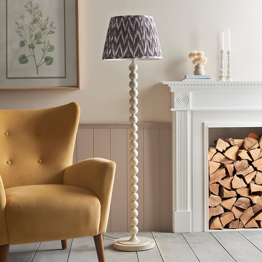 Higgledy & Zigzag 40cm Pearl grey shade - Comet Lighting