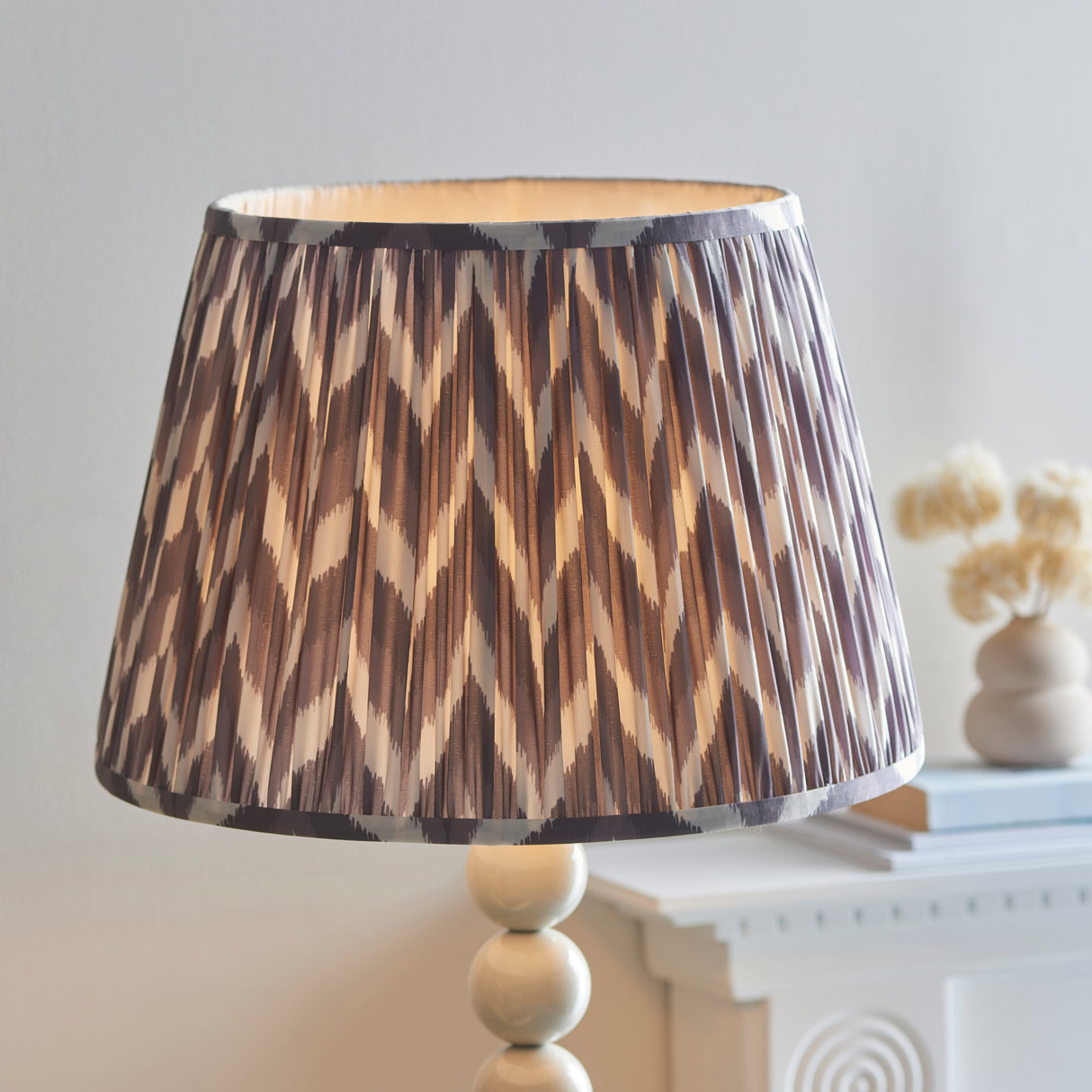 Higgledy & Zigzag 40cm Pearl grey shade - Comet Lighting
