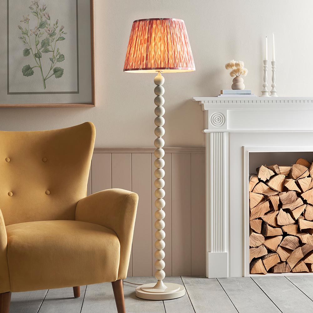 Higgledy & Ikat 40cm Coral pink shade - Comet Lighting