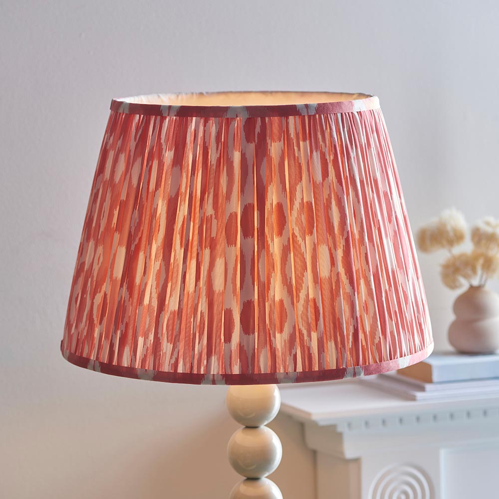 Higgledy & Ikat 40cm Coral pink shade - Comet Lighting