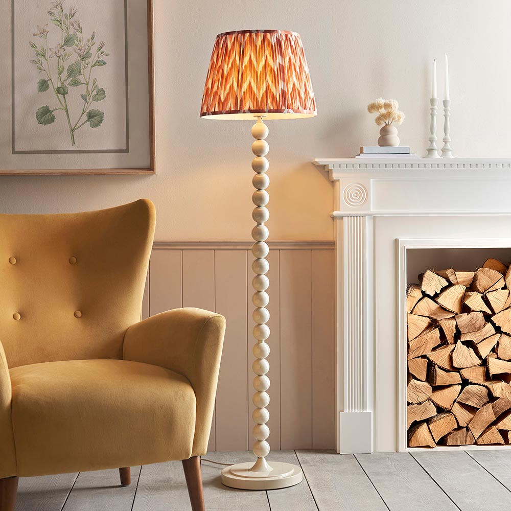 Higgledy & Zigzag 40cm Apricot orange shade - Comet Lighting