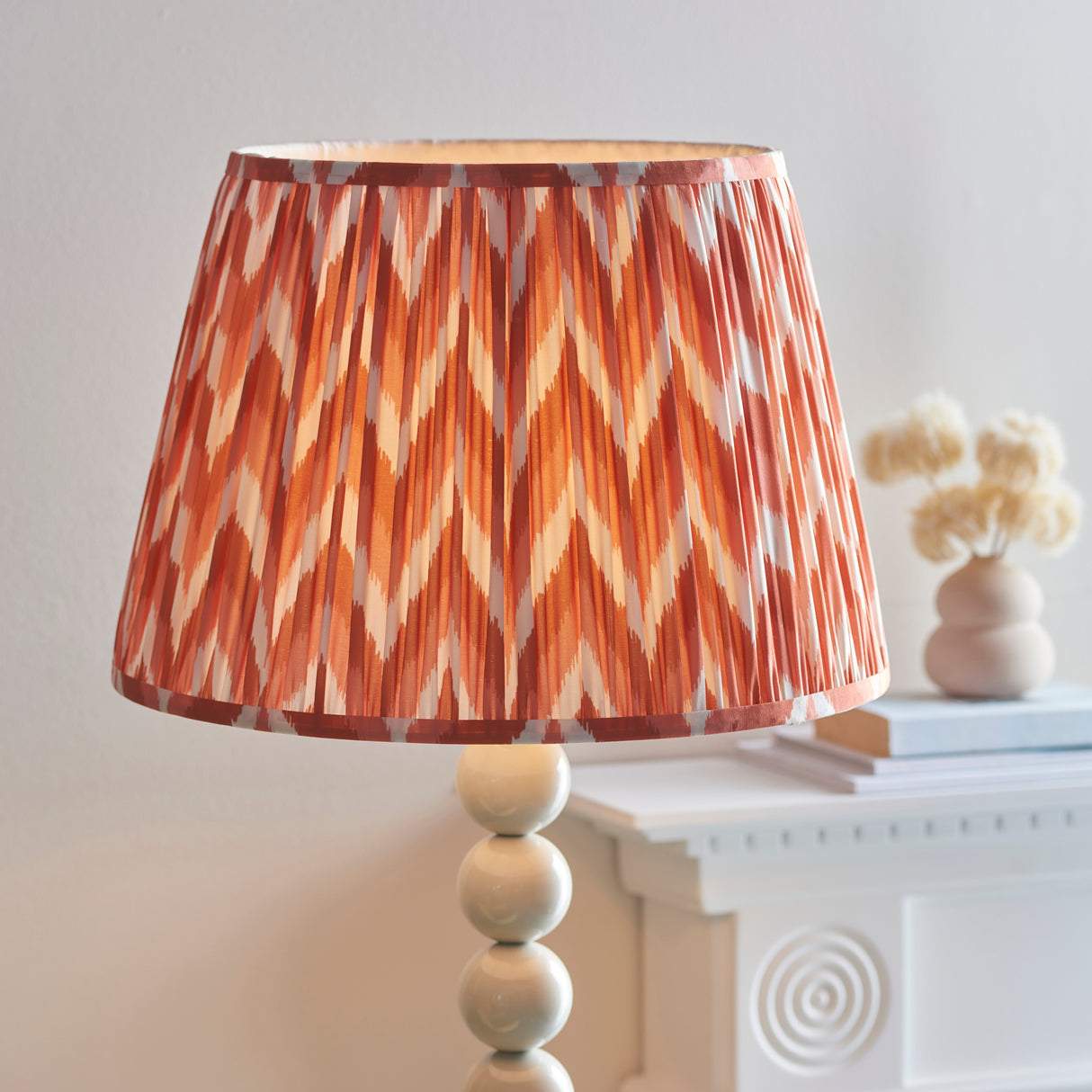 Higgledy & Zigzag 40cm Apricot orange shade - Comet Lighting