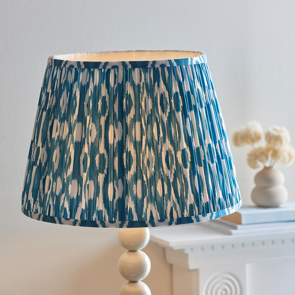 Higgledy & Ikat 40cm Marlin blue shade - Comet Lighting