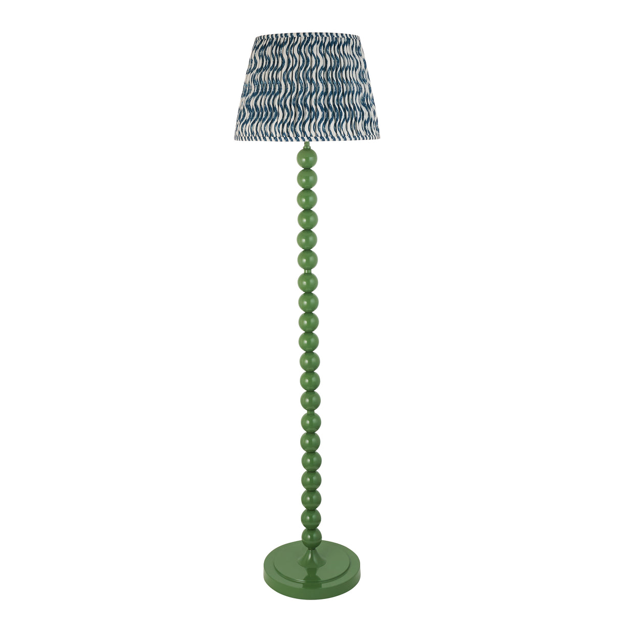 Gloss Green Higgledy & Ripple 40cm Marlin blue shade - Comet Lighting