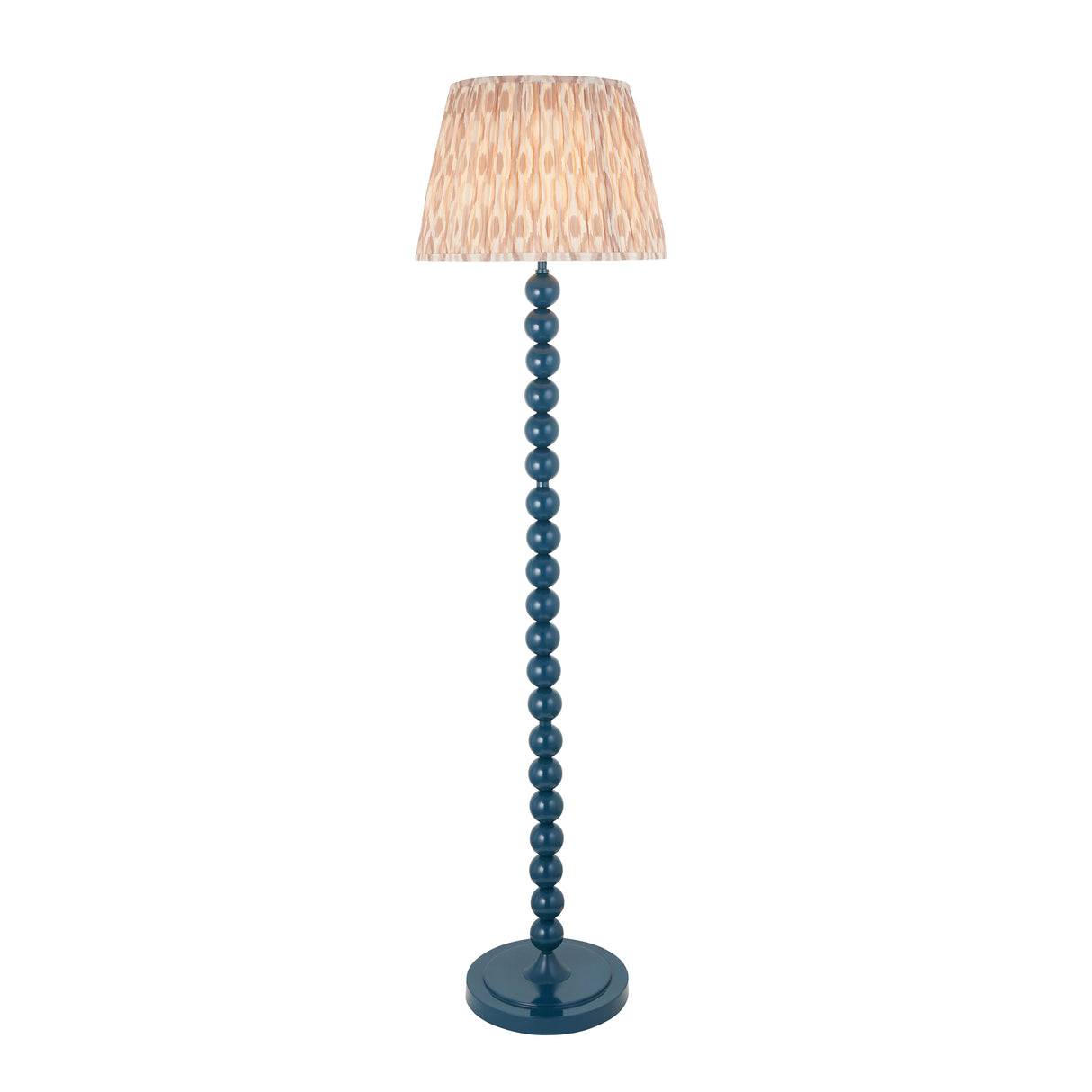 Gloss Blue Higgledy & Ikat 40cm Neutral shade - Comet Lighting