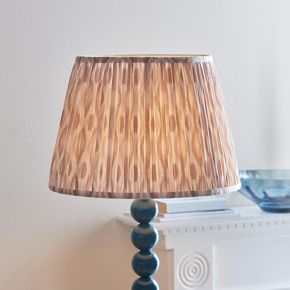 Gloss Blue Higgledy & Ikat 40cm Neutral shade - Comet Lighting