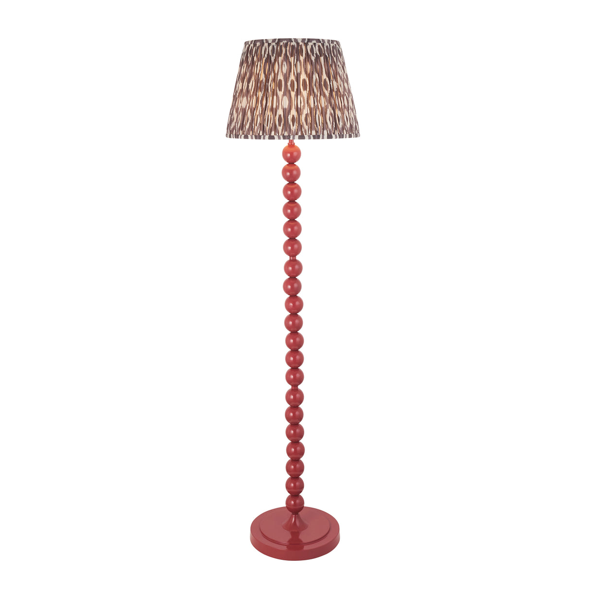 Gloss Pink Higgledy & Ikat 40cm Pearl grey shade - Comet Lighting