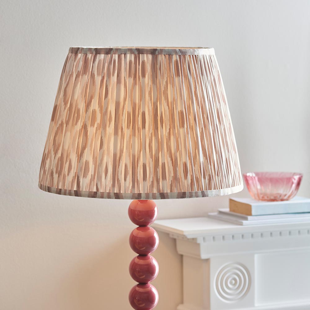 Gloss Pink Higgledy & Ikat 40cm Neutral shade - Comet Lighting