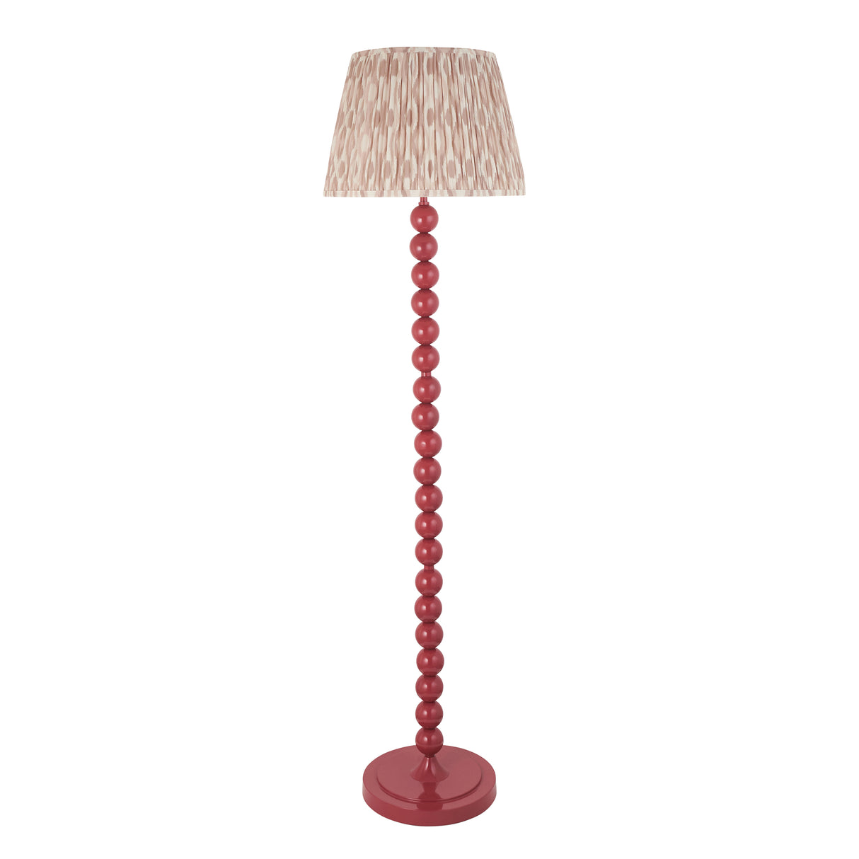 Gloss Pink Higgledy & Ikat 40cm Neutral shade - Comet Lighting
