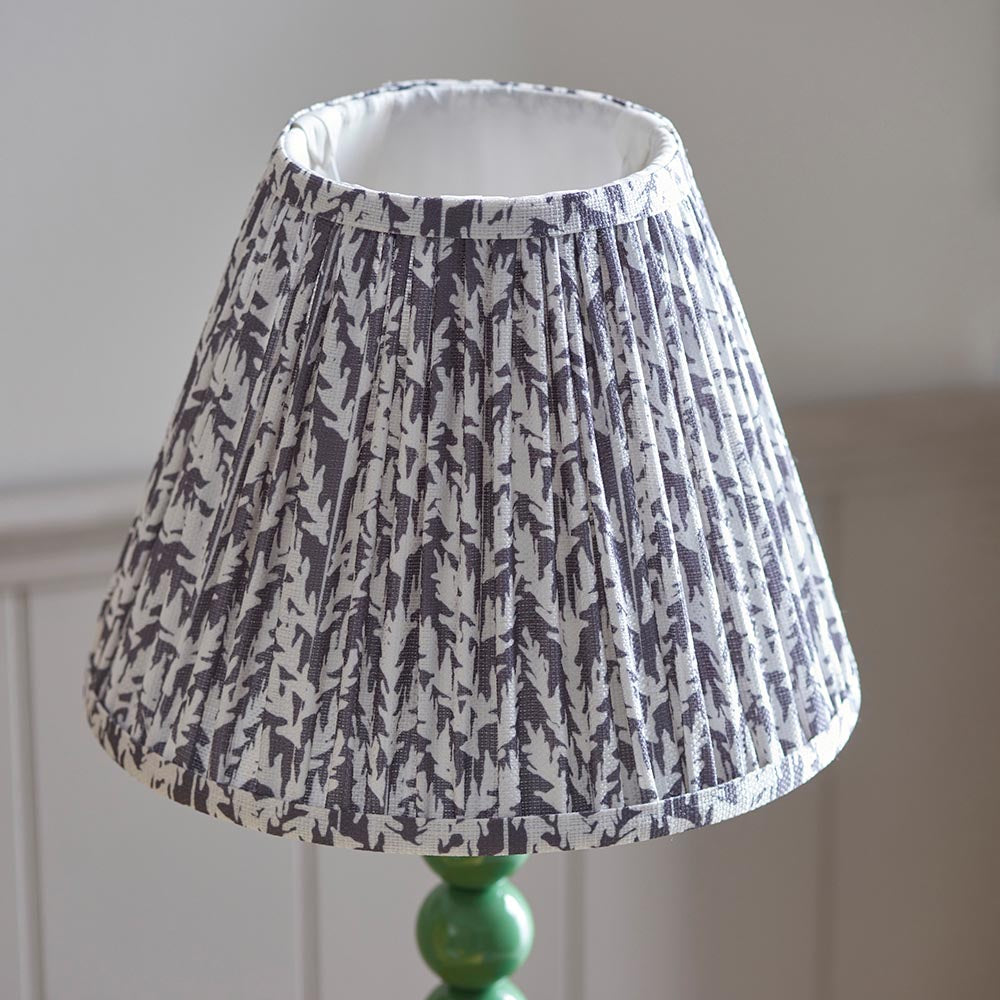 Gloss Green Higgledy & Leaf 25cm Pearl grey shade - Comet Lighting