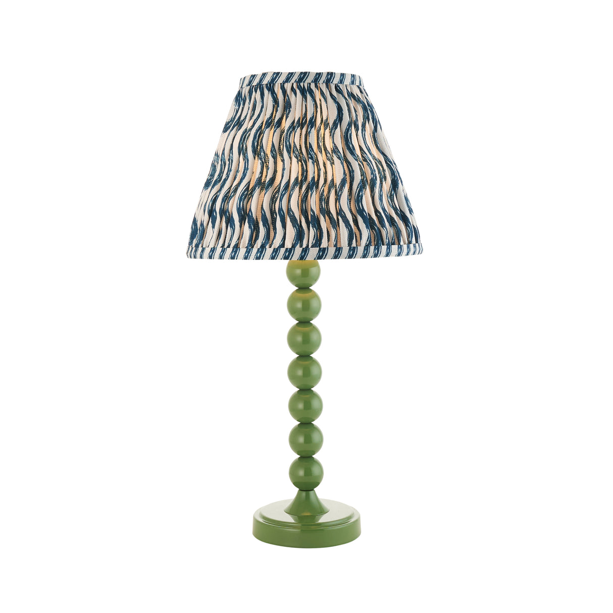 Gloss Green Higgledy & Ripple 25cm Marlin blue shade - Comet Lighting