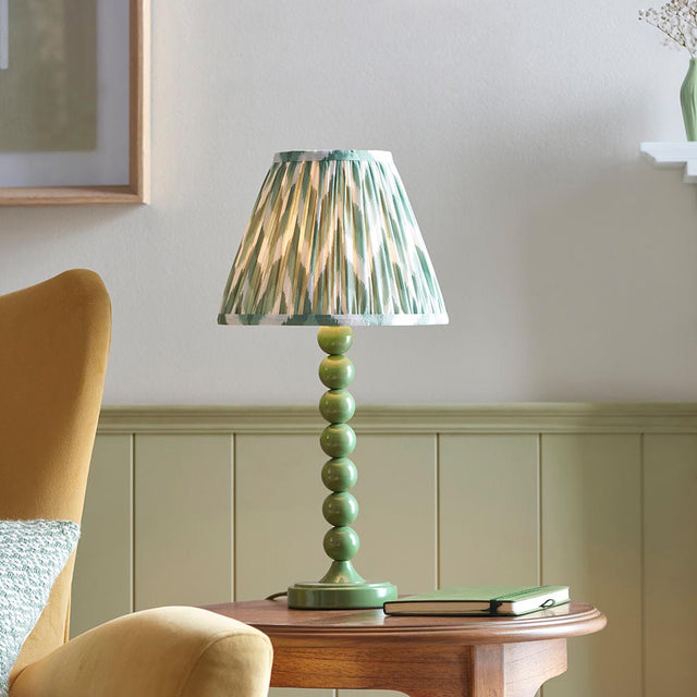 Gloss Green Higgledy & Zigzag 25cm Cotswold green shade - Comet Lighting