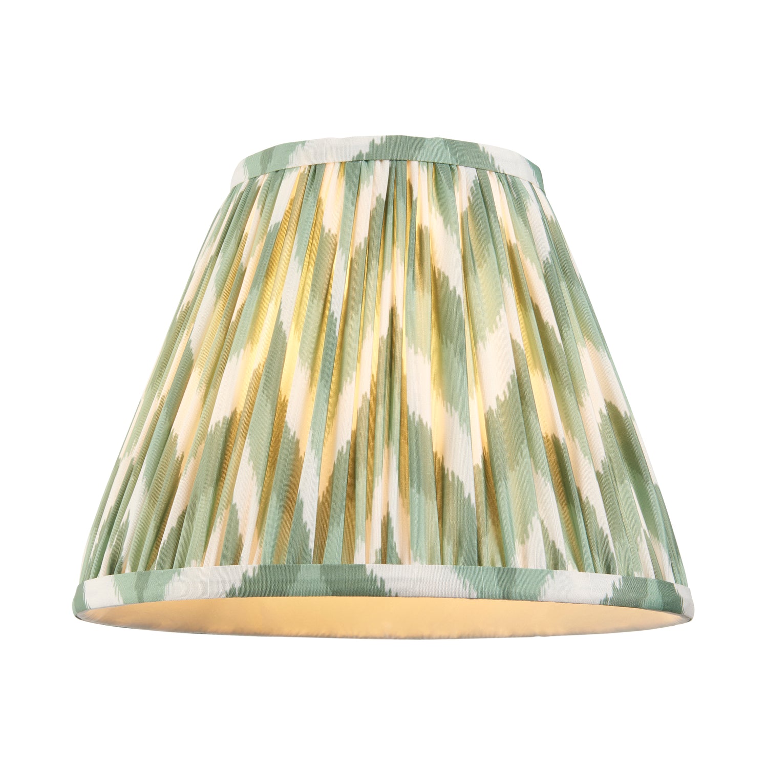 Gloss Green Higgledy & Zigzag 25cm Cotswold green shade - Comet Lighting
