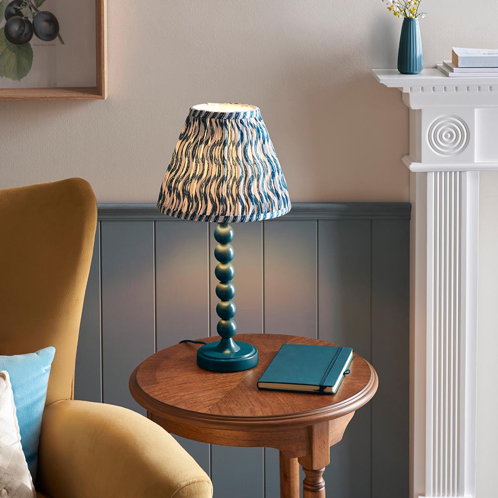 Gloss Blue Higgledy & Ripple 25cm Marlin blue shade - Comet Lighting