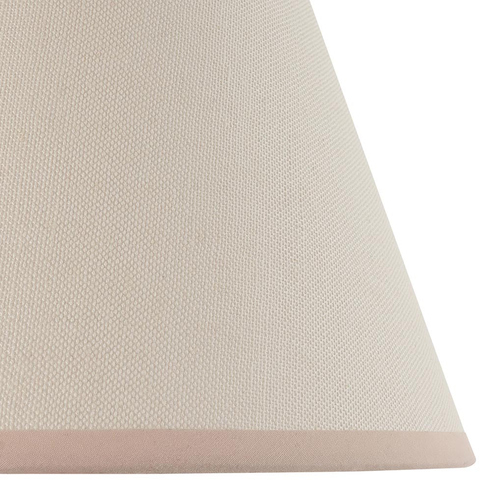 Gloss Blue Higgledy & Ivy 25cm Vintage white shade - Comet Lighting