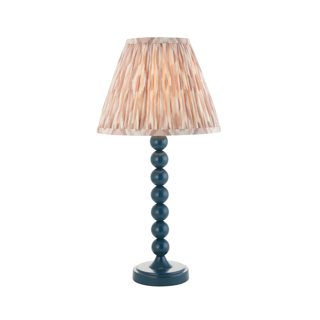 Gloss Blue Higgledy & Ikat 25cm Neutral shade - Comet Lighting