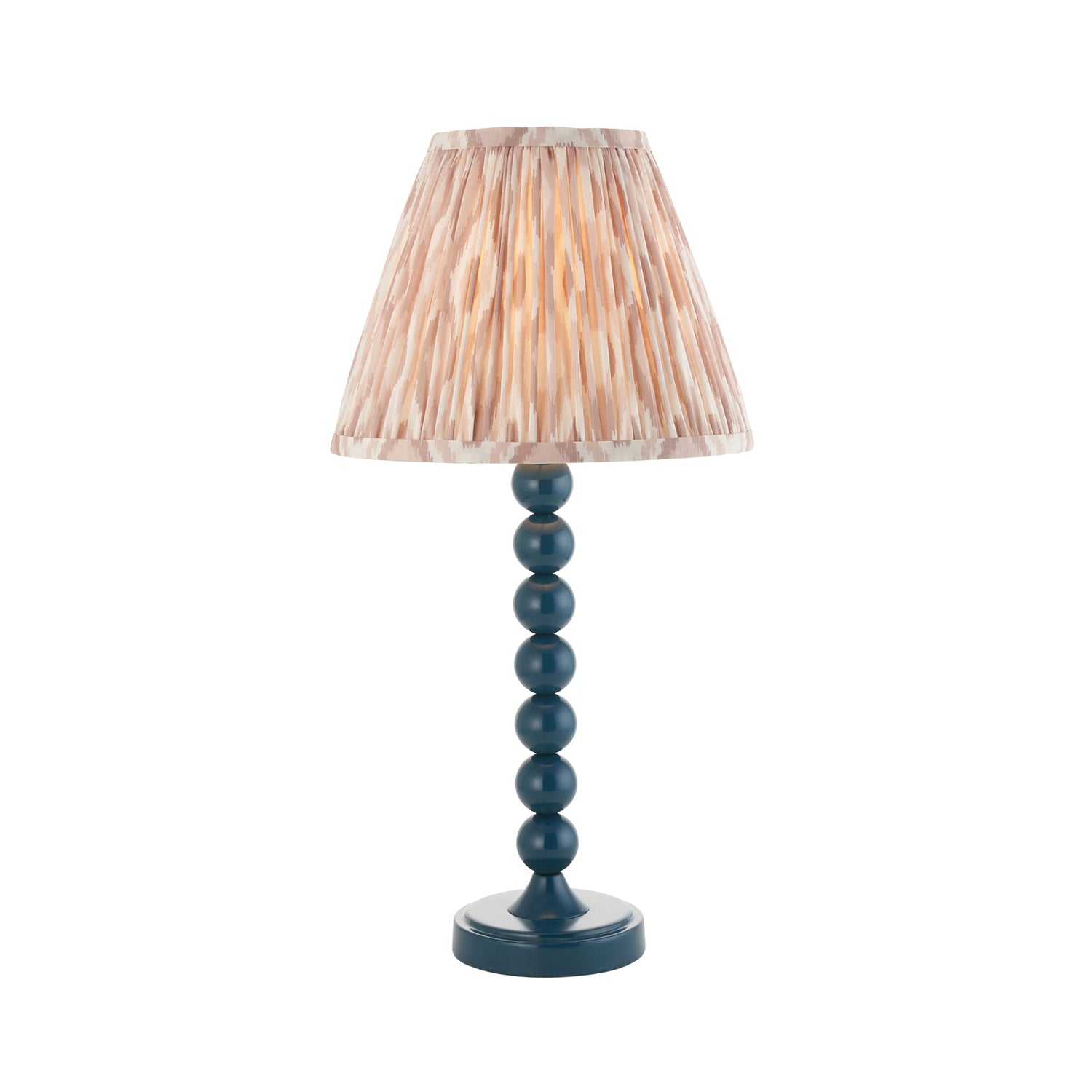 Gloss Blue Higgledy & Ikat 25cm Neutral shade - Comet Lighting