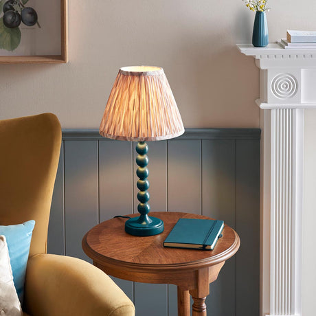 Gloss Blue Higgledy & Ikat 25cm Neutral shade - Comet Lighting