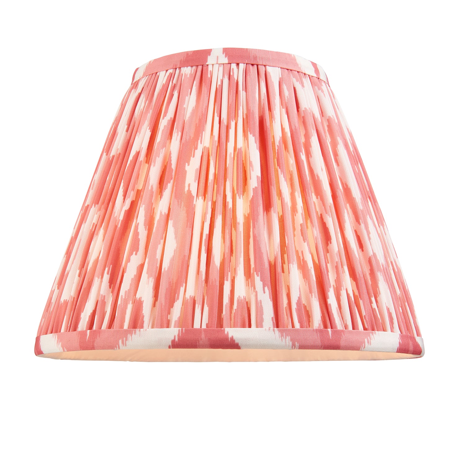 Gloss PinkHiggledy & Ikat 25cm Coral pink shade - Comet Lighting