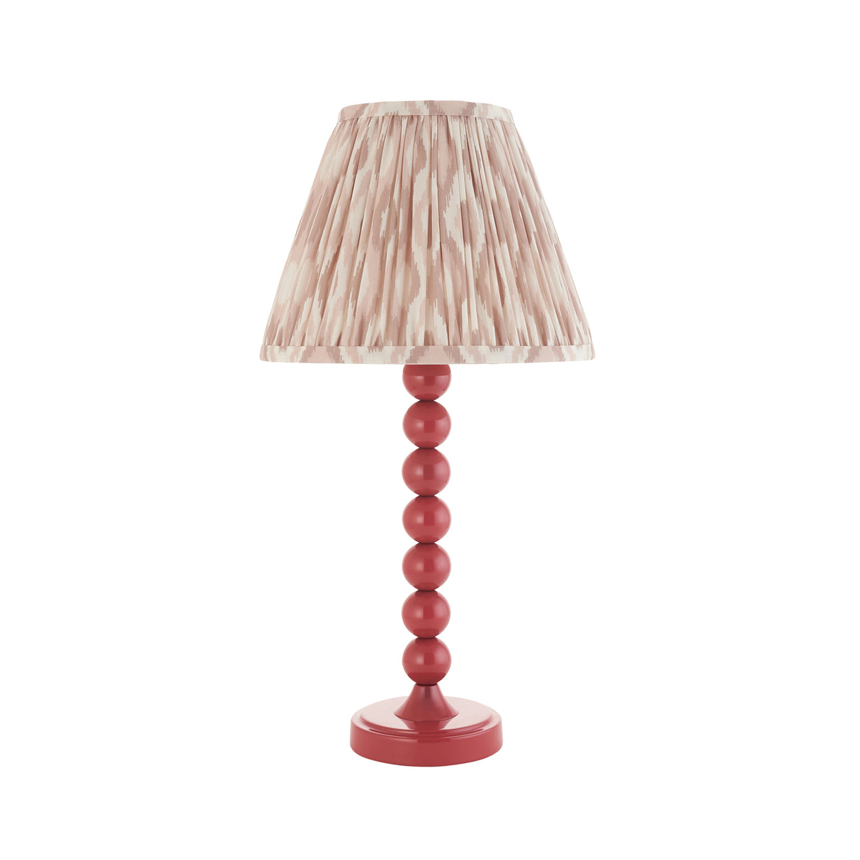 Gloss PinkHiggledy & Ikat 25cm Neutral shade - Comet Lighting
