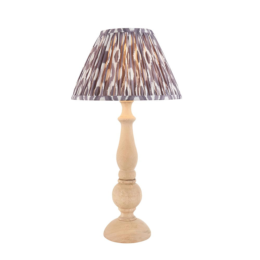 Hidcote & Ikat 30cm Pearl grey shade - Comet Lighting