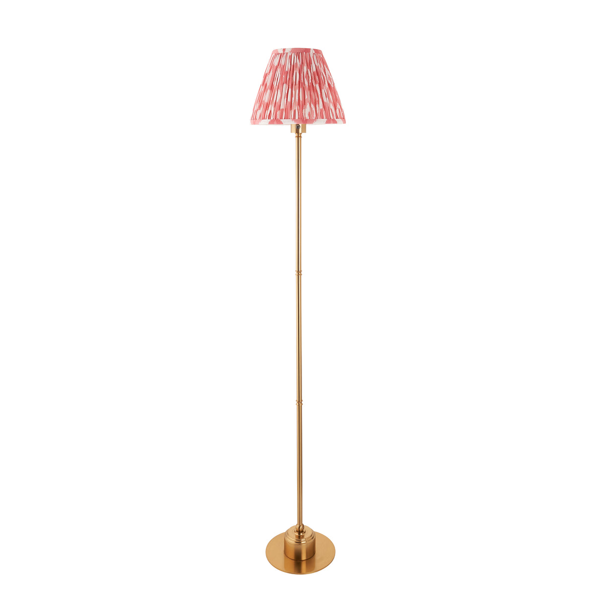 Burley Rechargeable & Ikat 25cm Coral pink shade - Comet Lighting