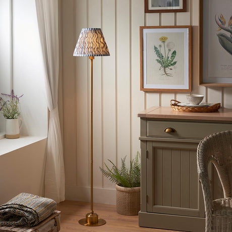 Burley Rechargeable & Ripple 25cm Pearl grey shade - Comet Lighting