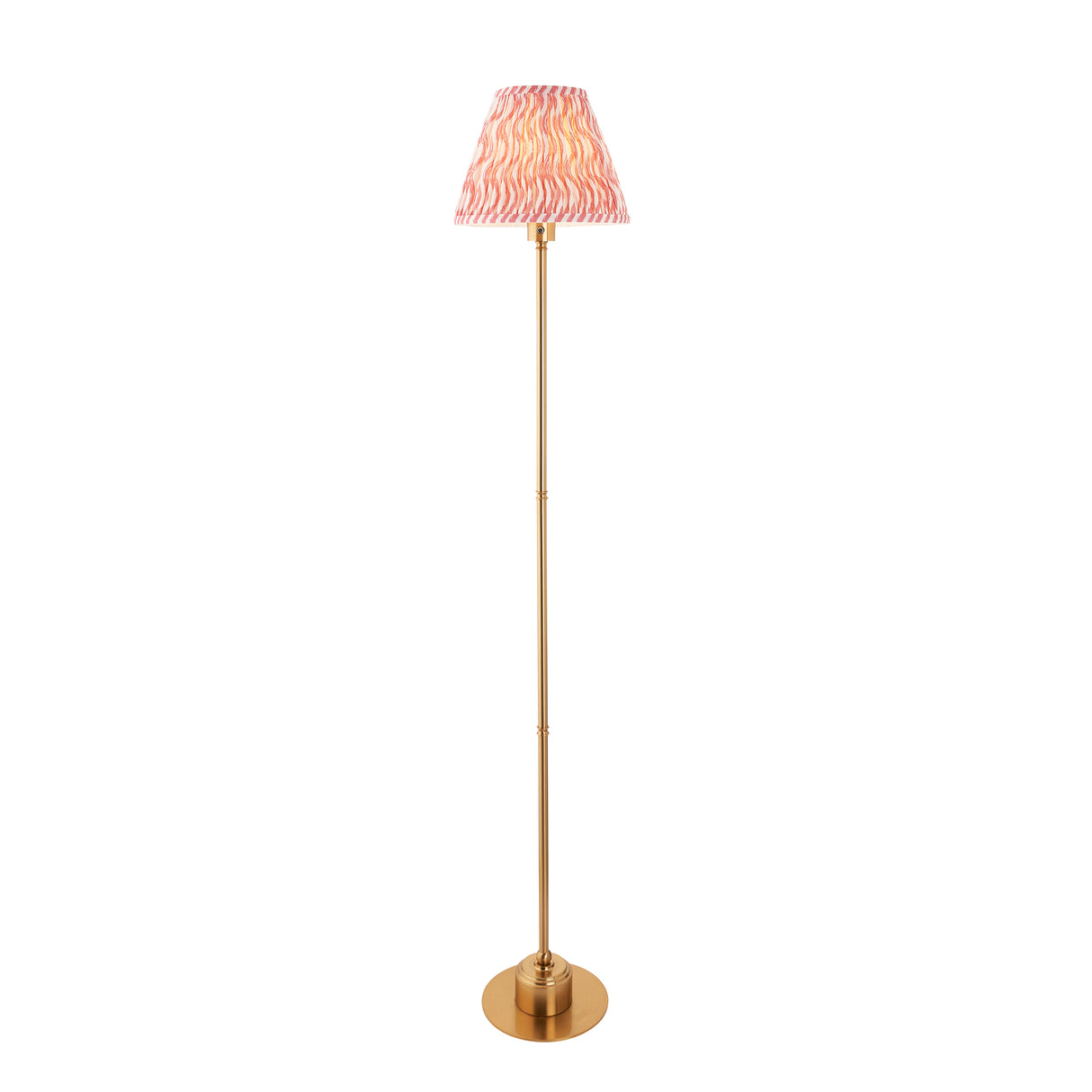 Burley Rechargeable & Ripple 25cm Coral pink shade - Comet Lighting