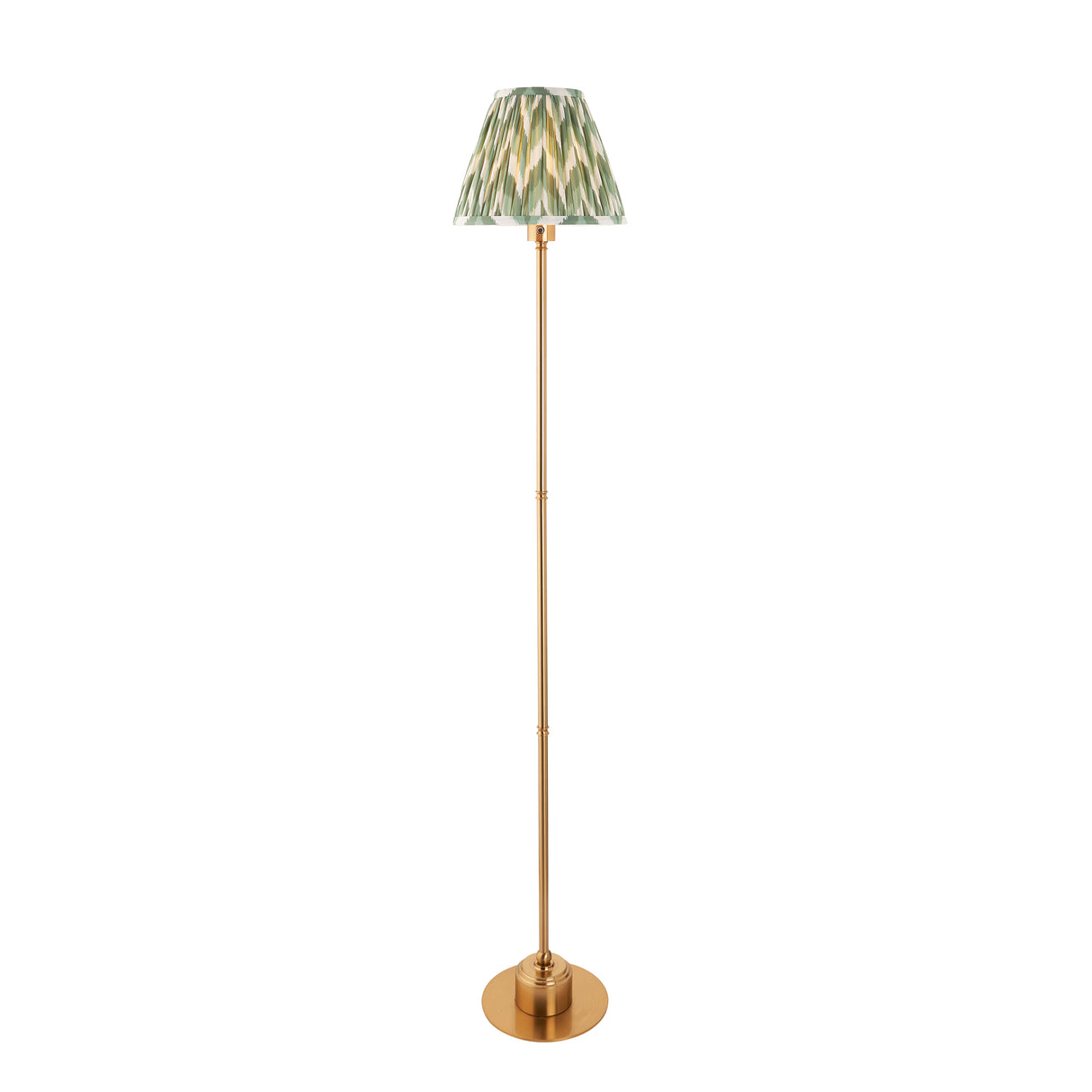 Burley Rechargeable & Zigzag 25cm Cotswold green shade - Comet Lighting