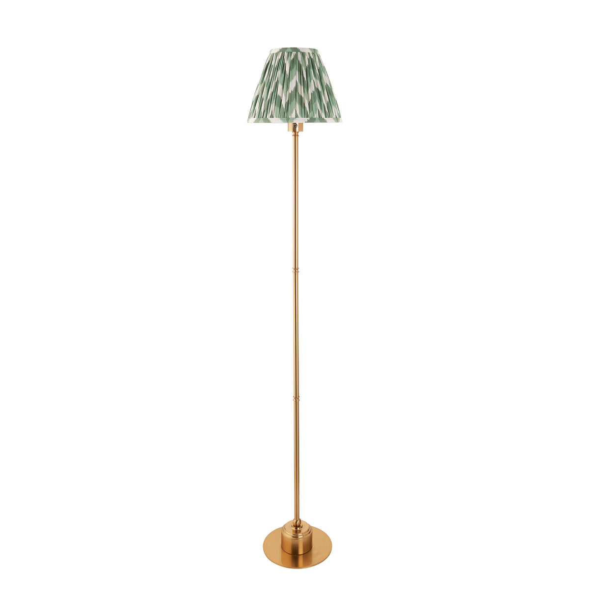 Burley Rechargeable & Zigzag 25cm Cotswold green shade - Comet Lighting