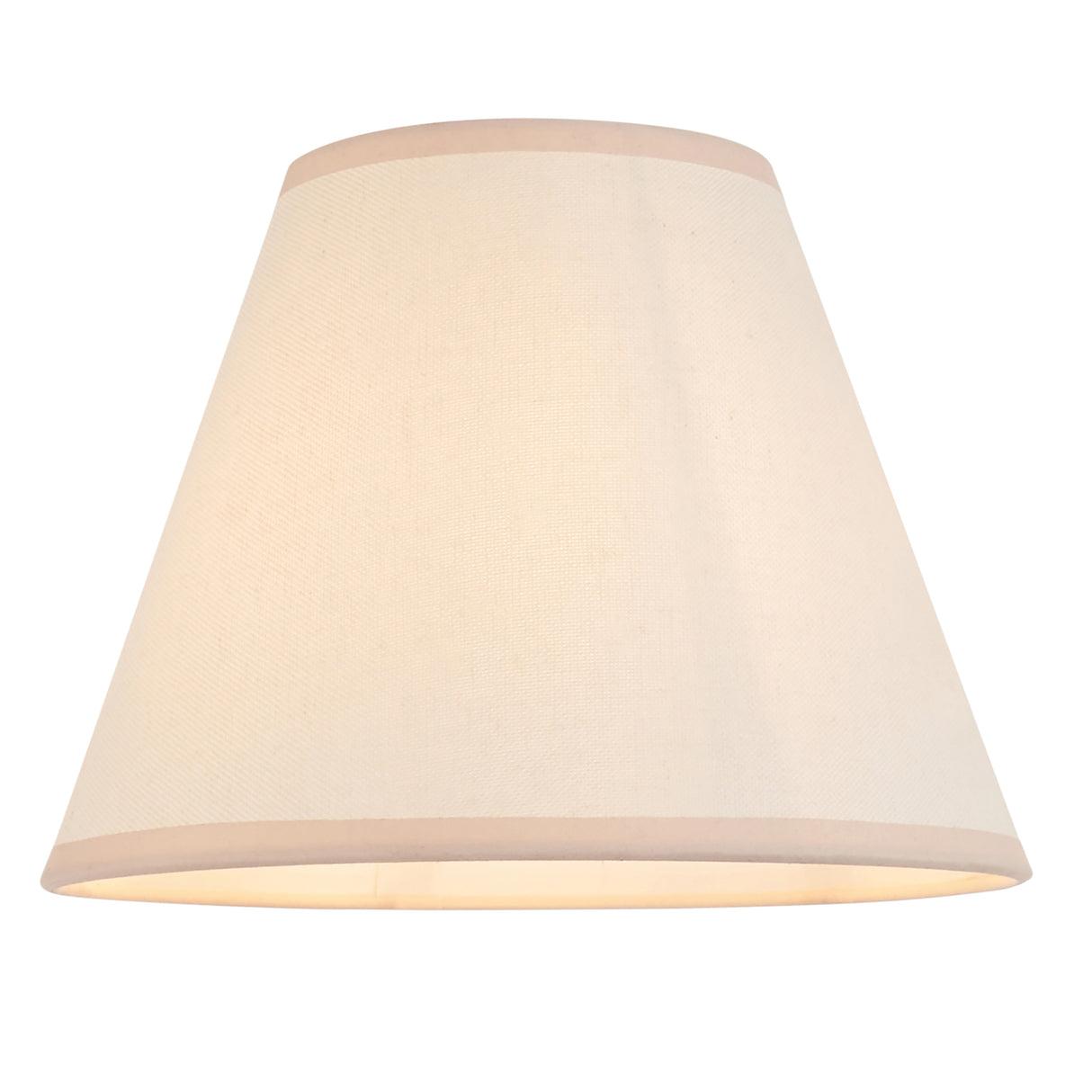 Burley Rechargeable & Ivy 25cm Vintage white shade - Comet Lighting