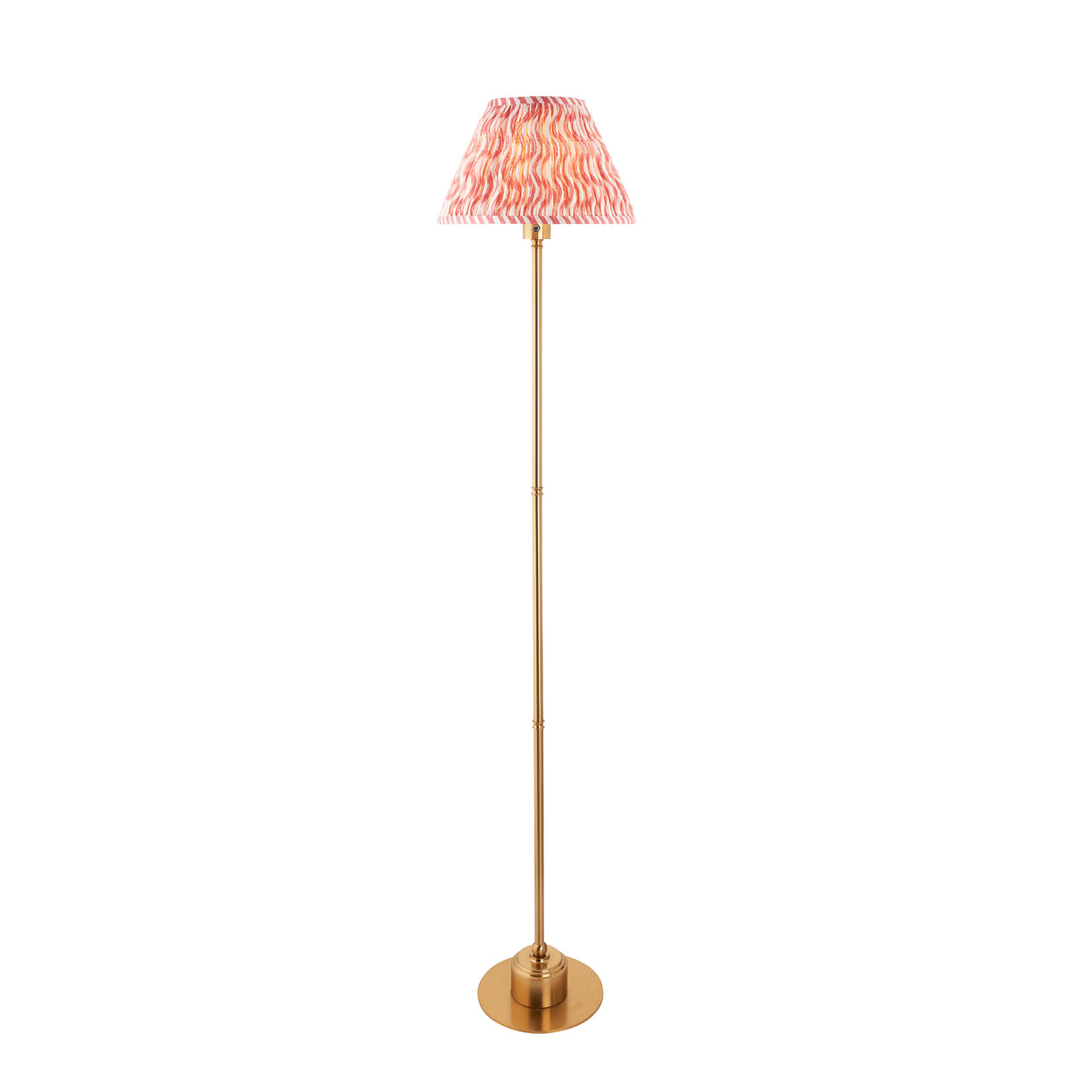 Burley Rechargeable & Ripple 30cm Coral pink shade - Comet Lighting