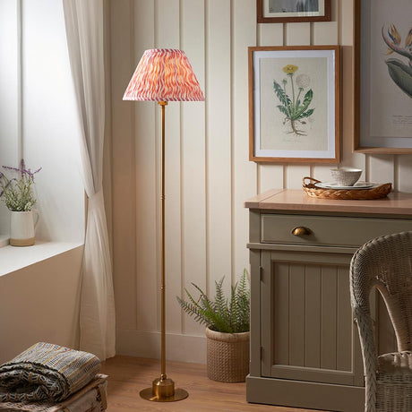 Burley Rechargeable & Ripple 30cm Coral pink shade - Comet Lighting