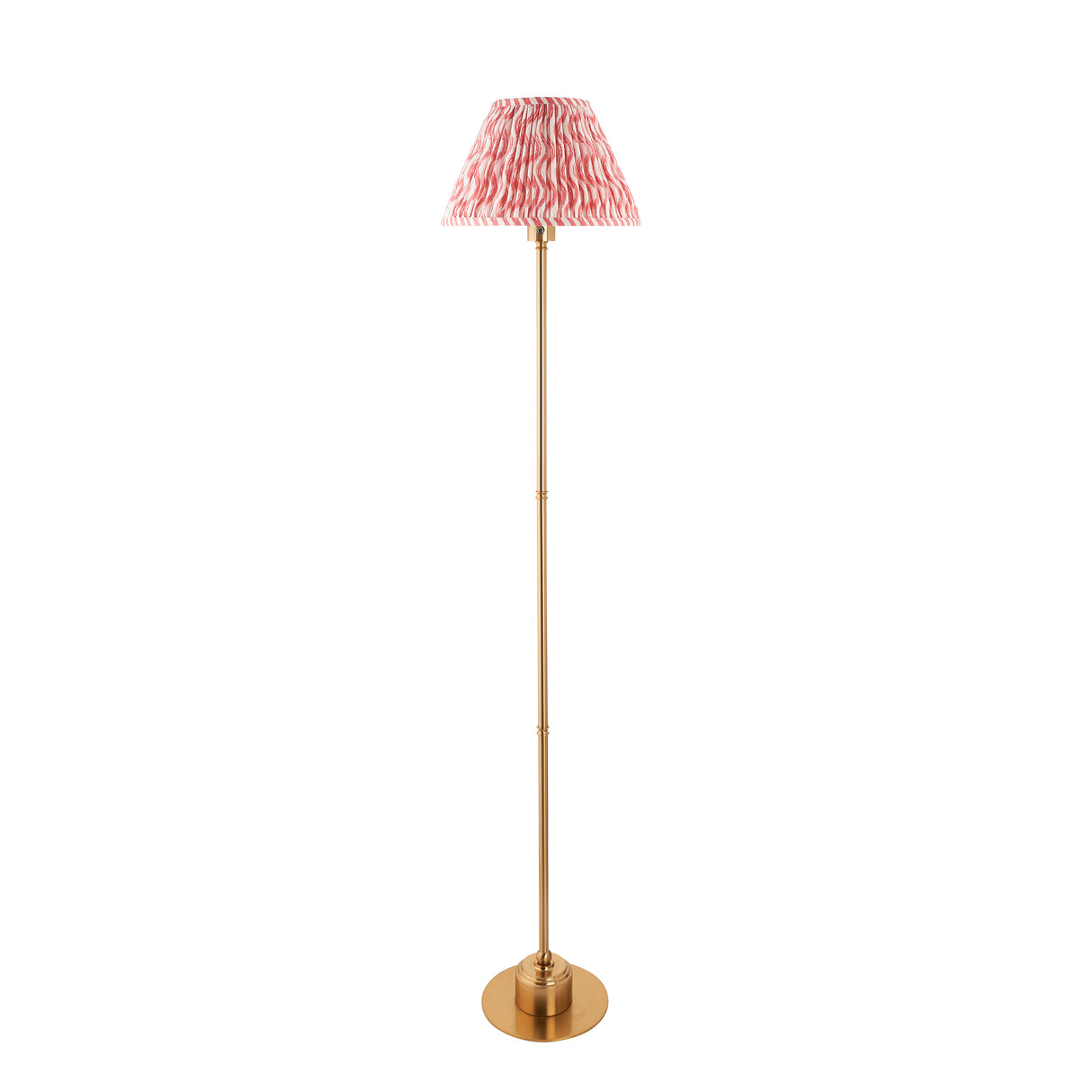 Burley Rechargeable & Ripple 30cm Coral pink shade - Comet Lighting