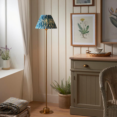 Burley Rechargeable & Ikat 30cm Marlin blue shade - Comet Lighting