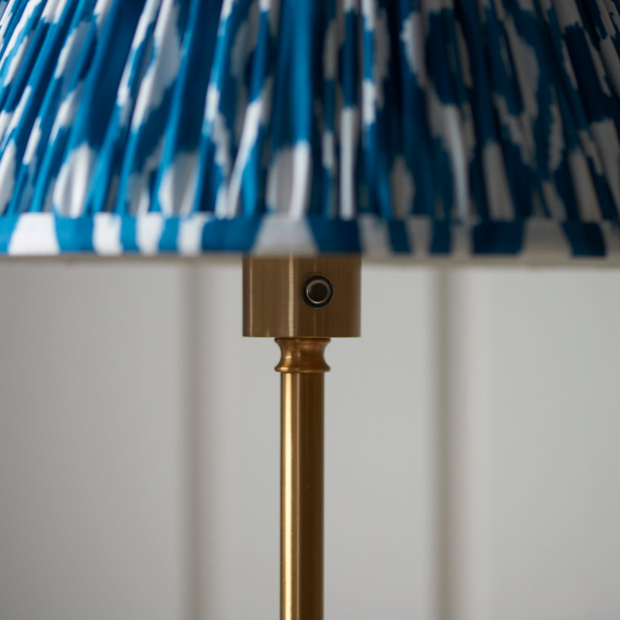 Burley Rechargeable & Ikat 30cm Marlin blue shade - Comet Lighting
