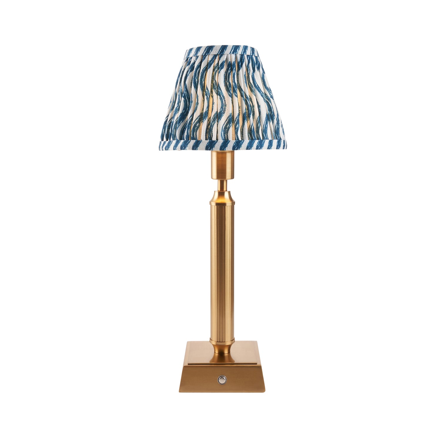 Trobridge Rechargeable & Ripple 16cm Marlin blue shade - Comet Lighting