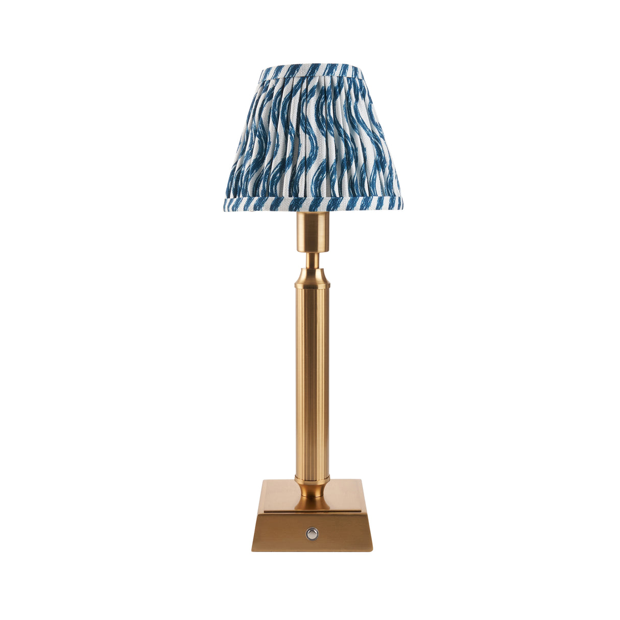 Trobridge Rechargeable & Ripple 16cm Marlin blue shade - Comet Lighting