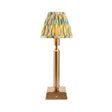 Trobridge Rechargeable & Ikat 16cm Yellow & jade shade - Comet Lighting