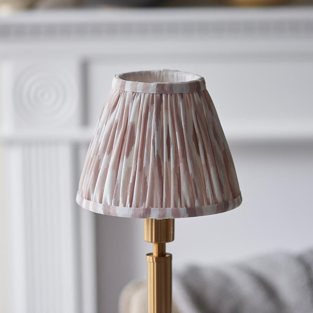 Upton Rechargeable & Ikat 16cm Neutral shade - Comet Lighting