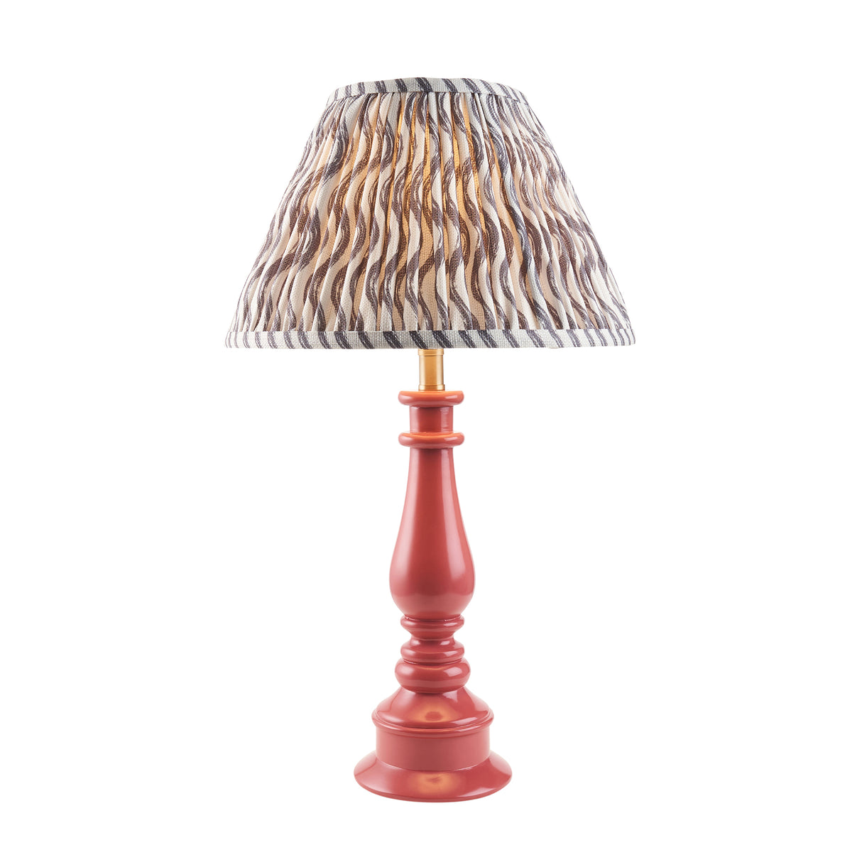 Myrtle & Ripple 30cm Pearl grey shade - Comet Lighting
