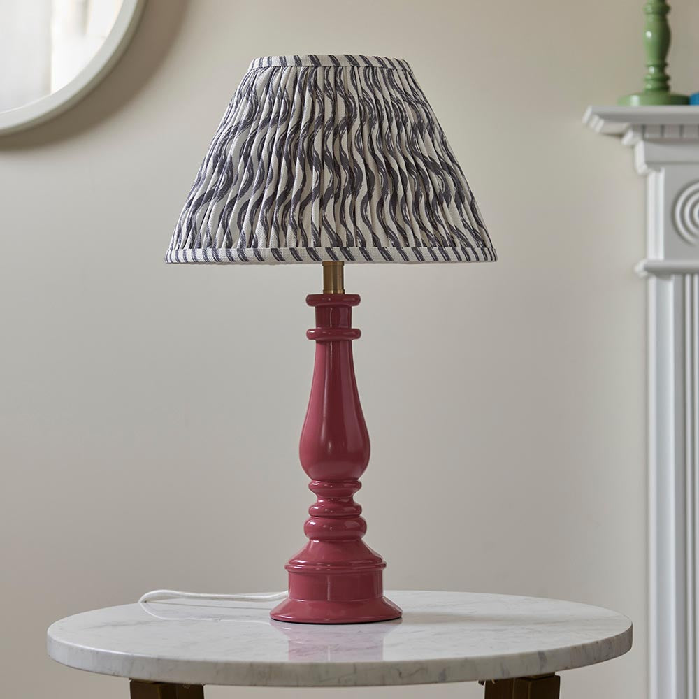 Myrtle & Ripple 30cm Pearl grey shade - Comet Lighting